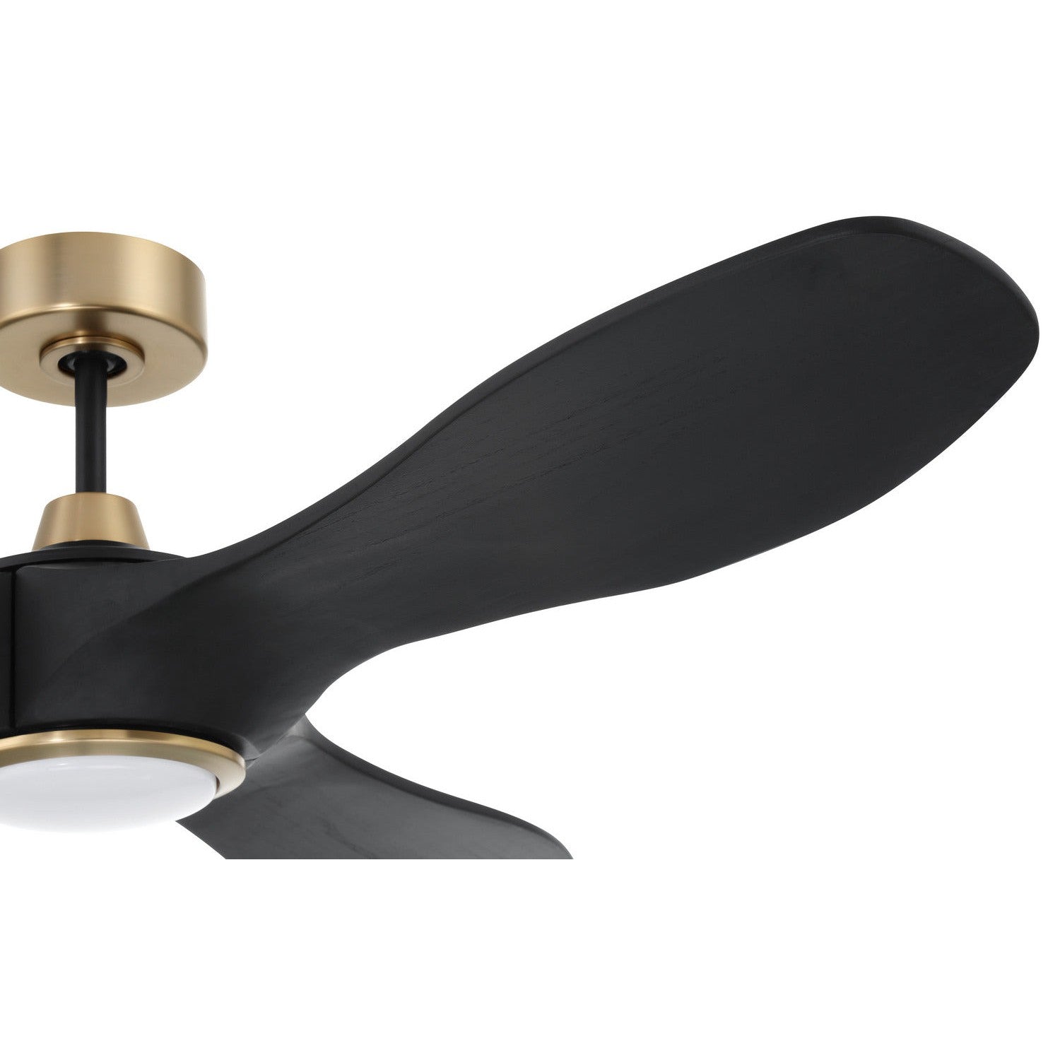 Craftmade - EVY60FBSB3-NWF - 60" Ceiling Fan - Envy 60" Ceiling fan, no Wifi - Flat Black/Satin Brass