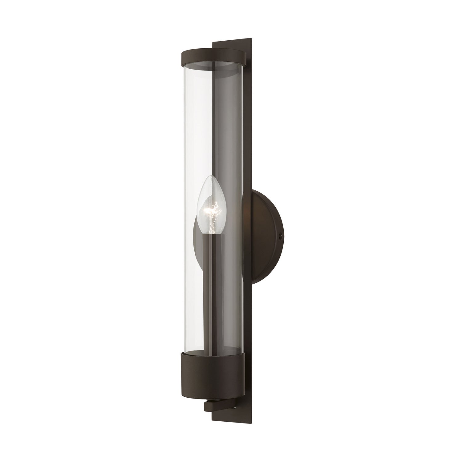 Livex Lighting - 10142-07 - One Light Wall Sconce - Castleton - Bronze