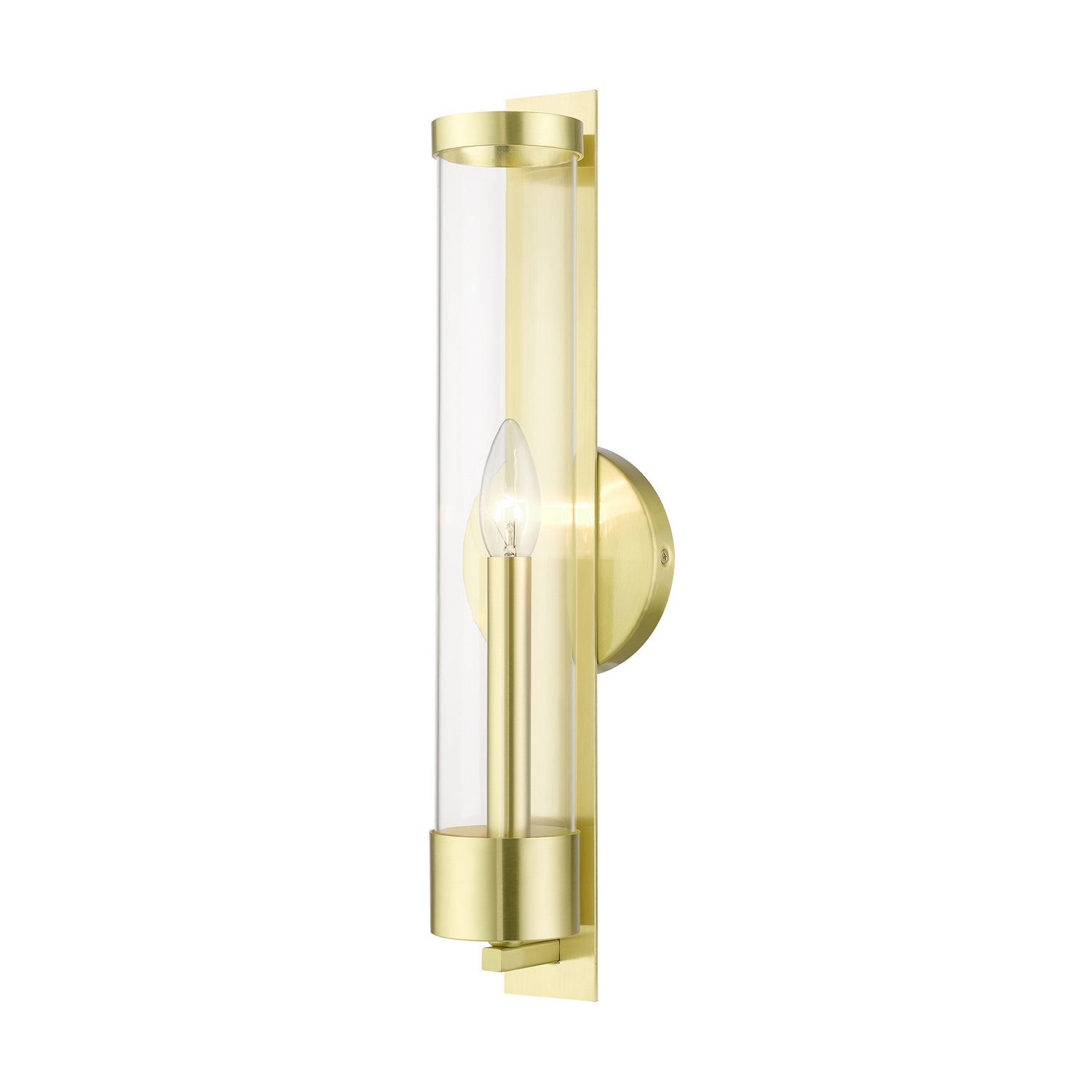 Livex Lighting - 10142-12 - One Light Wall Sconce - Castleton - Satin Brass