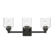 Livex Lighting - 10383-04 - Three Light Vanity Sconce - Aragon - Black