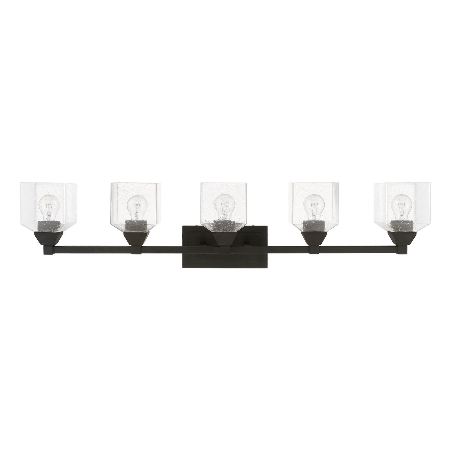 Livex Lighting - 10385-04 - Five Light Vanity Sconce - Aragon - Black