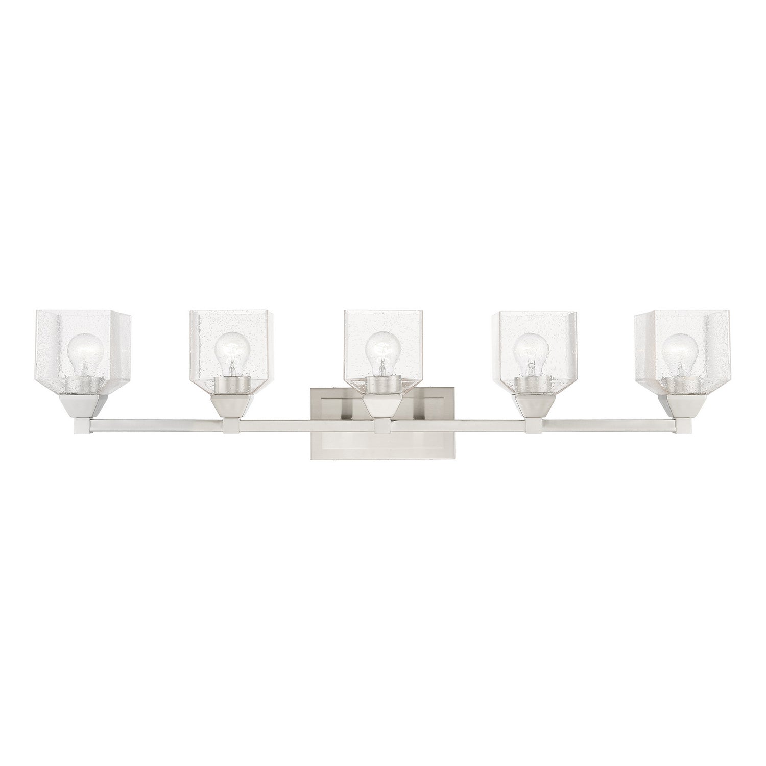 Livex Lighting - 10385-91 - Five Light Vanity Sconce - Aragon - Brushed Nickel