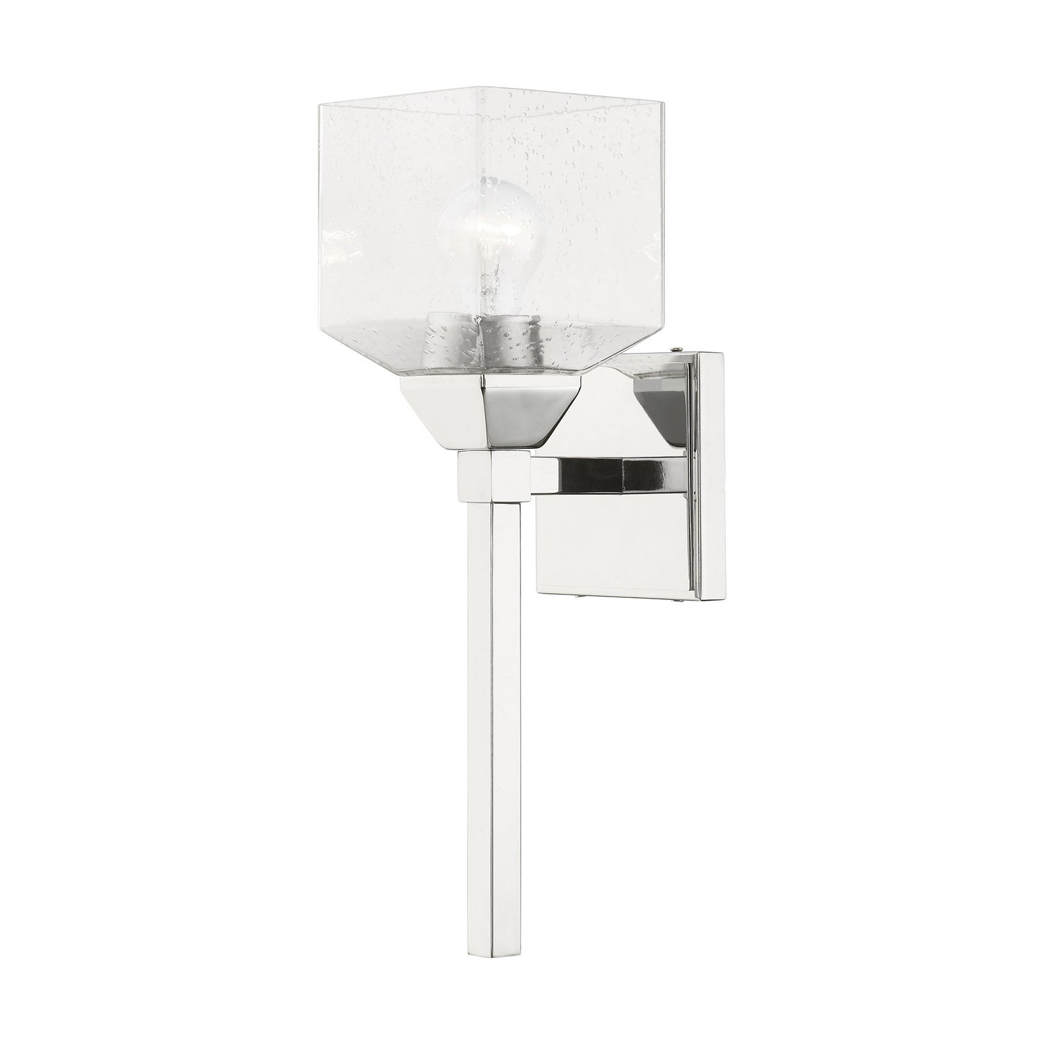 Livex Lighting - 10389-05 - One Light Vanity Sconce - Aragon - Polished Chrome