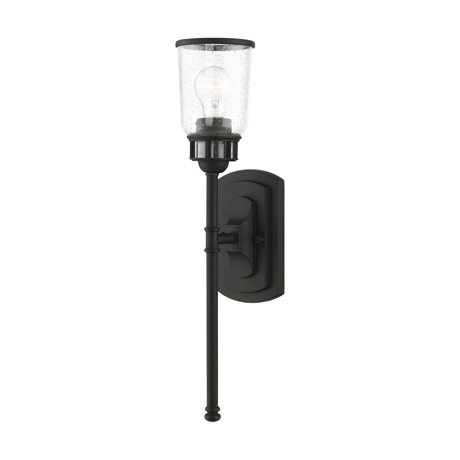 Livex Lighting - 10511-04 - One Light Wall Sconce - Lawrenceville - Black