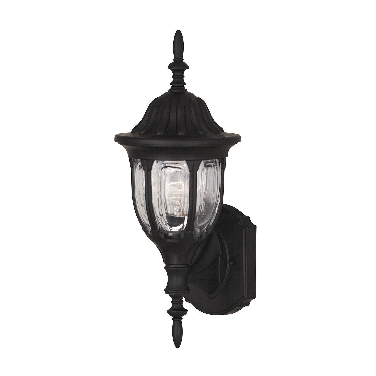 Meridian - M50057BK - One Light Outdoor Wall Sconce - Black