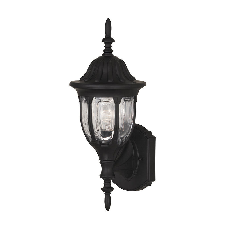Meridian - M50057BK - One Light Outdoor Wall Sconce - Black