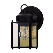 Meridian - M50063BK - One Light Outdoor Wall Sconce - Black