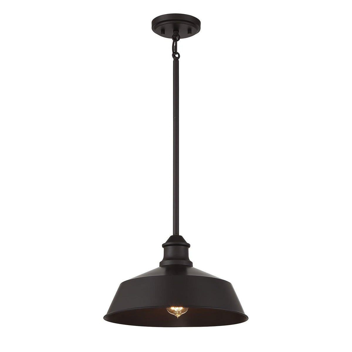 Meridian - M7021ORB - One Light Pendant - Oil Rubbed Bronze