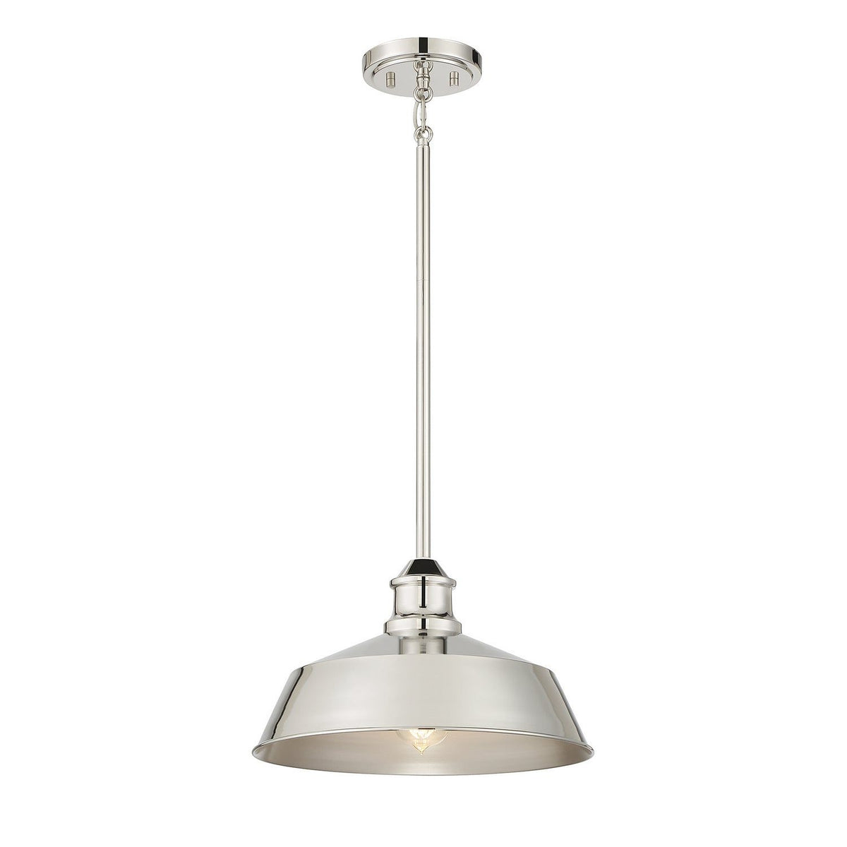Meridian - M7021PN - One Light Pendant - Polished Nickel