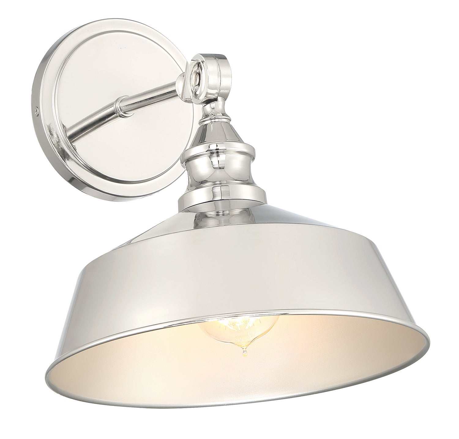 Meridian - M90090PN - One Light Wall Sconce - Polished Nickel