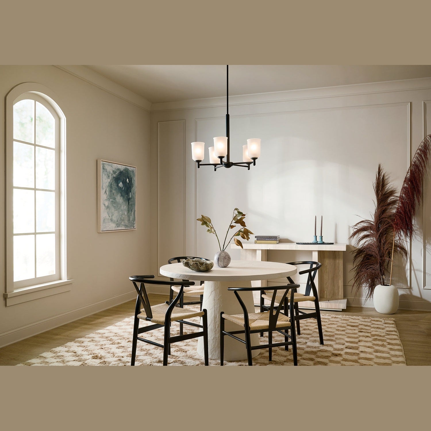 Kichler - 43671BK - Five Light Chandelier - Shailene - Black