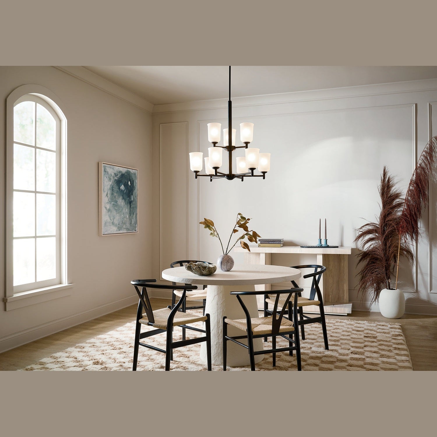 Kichler - 43672BK - Nine Light Chandelier - Shailene - Black