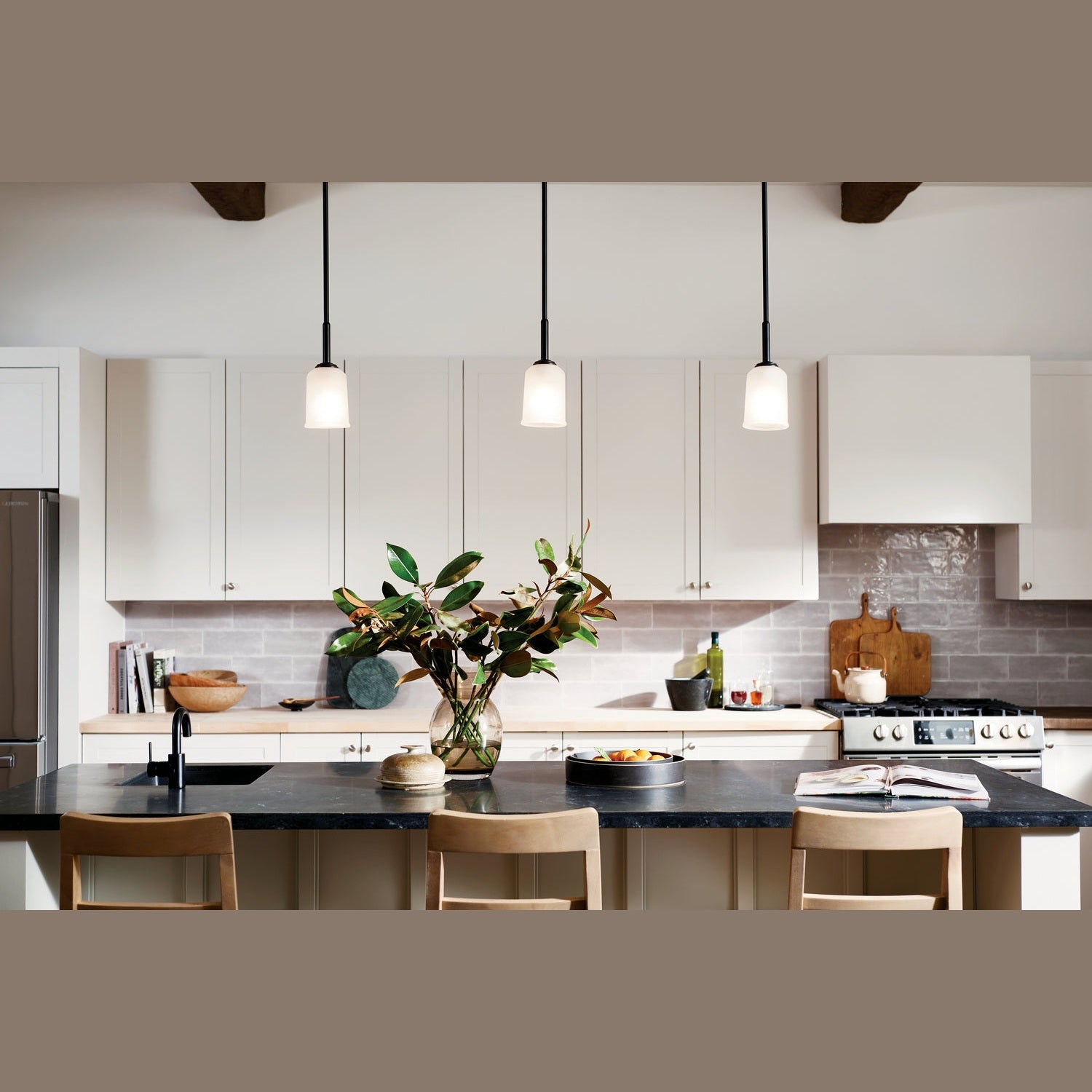 Kichler - 43674BK - One Light Mini Pendant - Shailene - Black