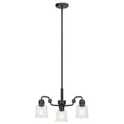 Kichler - 52397BK - Three Light Chandelier - Aivian - Black