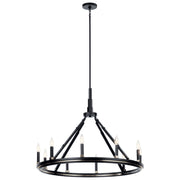 Kichler - 52421BK - Ten Light Chandelier - Emmala - Black