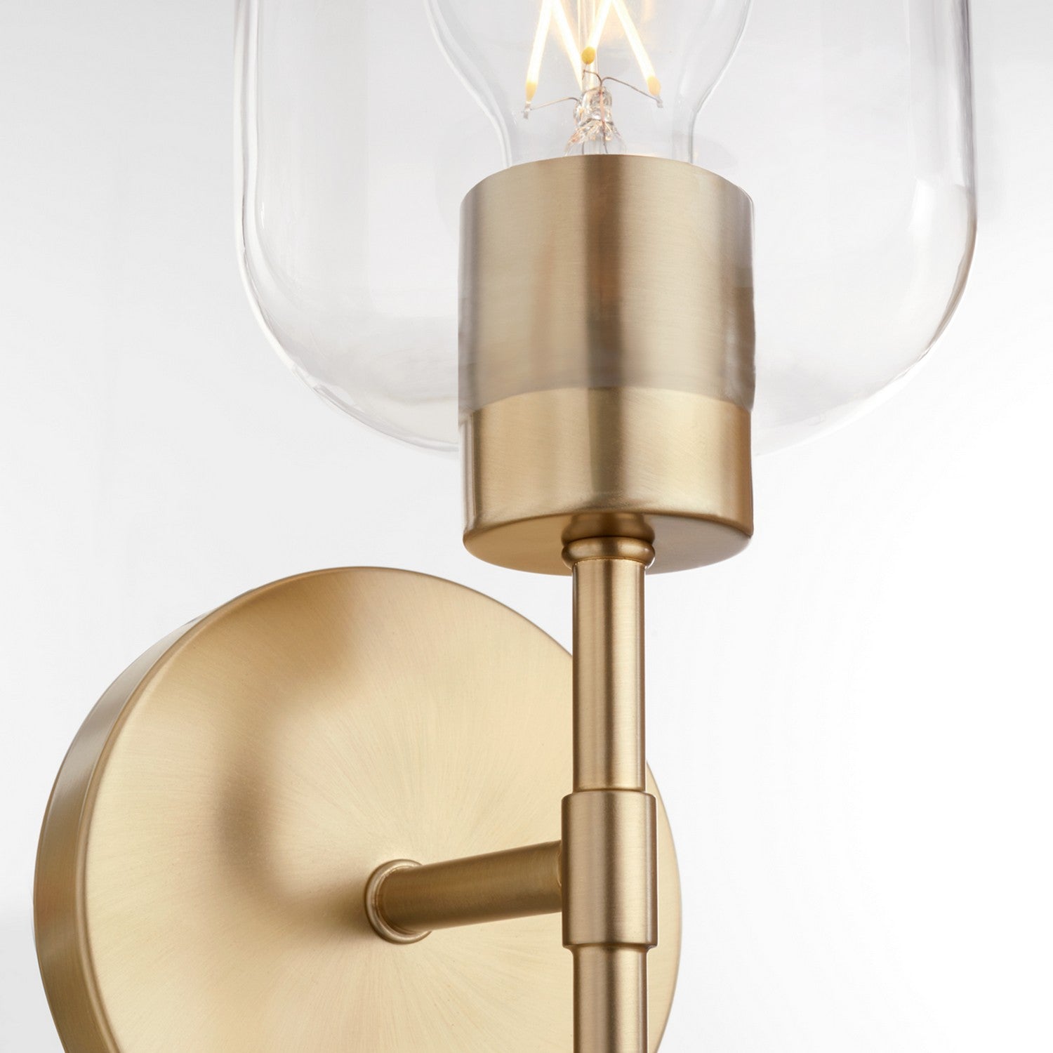 Quorum - 5374-1-80 - One Light Wall Mount - Tribute - Aged Brass