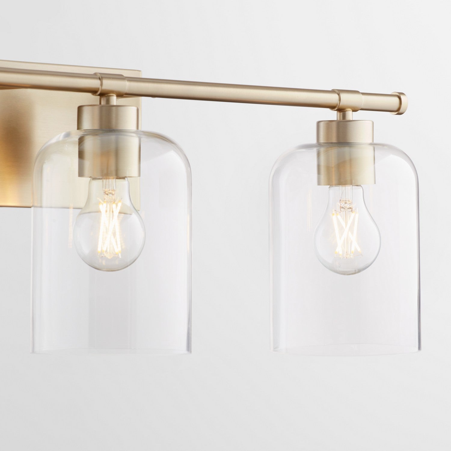 Quorum - 5374-3-80 - Three Light Vanity - Tribute - Aged Brass