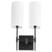 Quorum - 563-2-59 - Two Light Wall Mount - Hamilton - Matte Black