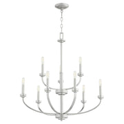 Quorum - 6160-9-64 - Nine Light Chandelier - Reyes - Classic Nickel