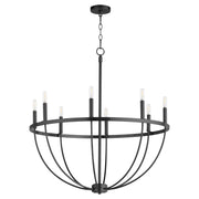 Quorum - 6374-8-59 - Eight Light Chandelier - Tribute - Matte Black