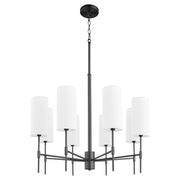 Quorum - 663-8-59 - Eight Light Chandelier - Hamilton - Matte Black