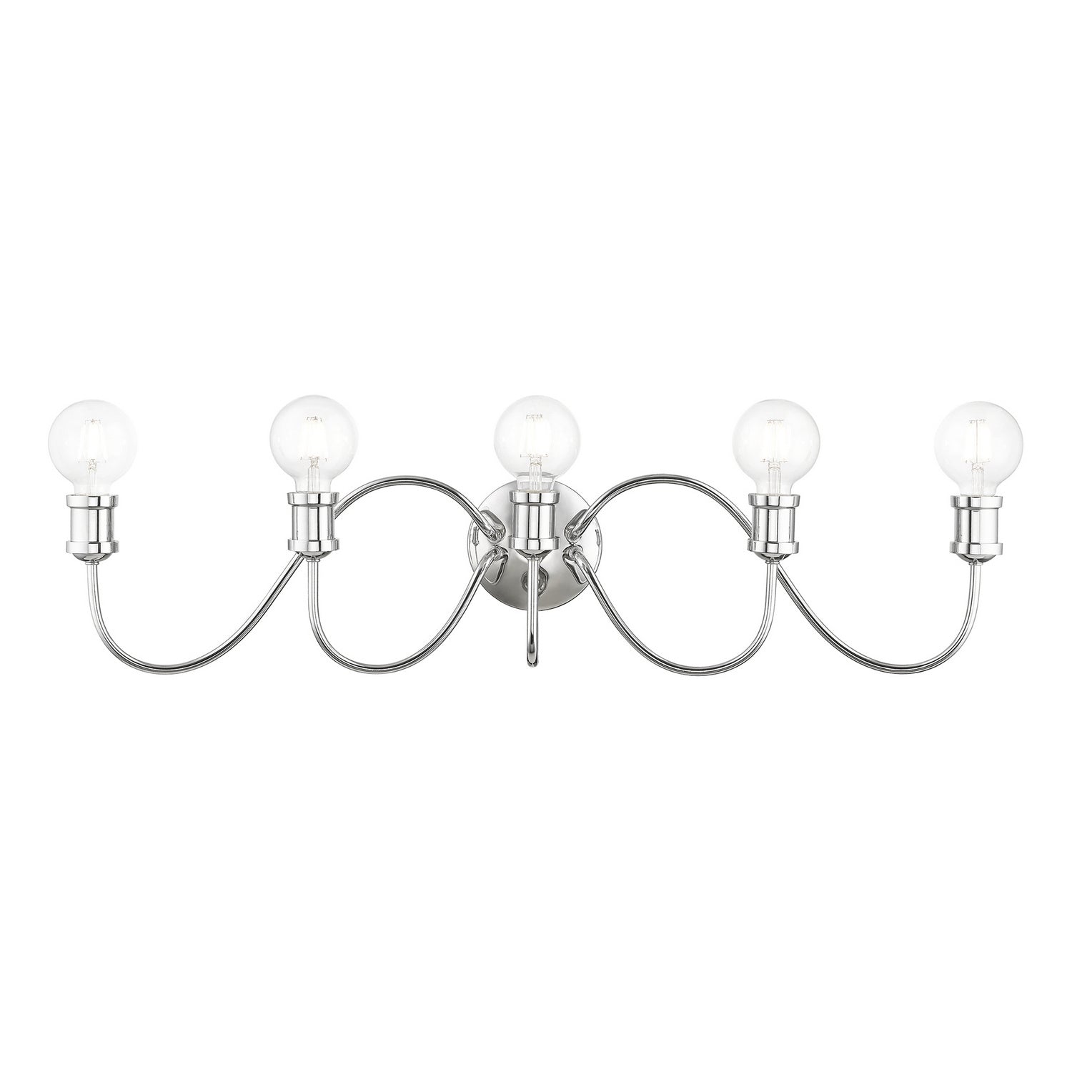 Livex Lighting - 16575-05 - Five Light Vanity Sconce - Lansdale - Polished Chrome