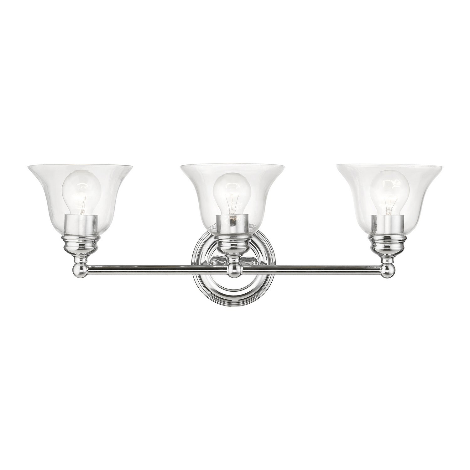 Livex Lighting - 16943-05 - Three Light Vanity Sconce - Moreland - Polished Chrome