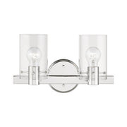 Livex Lighting - 17232-05 - Two Light Vanity Sconce - Munich - Polished Chrome