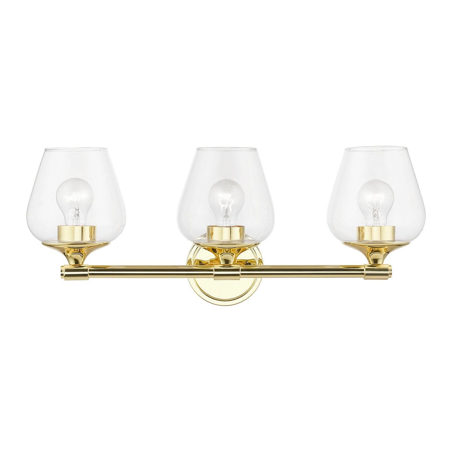 Livex Lighting - 17473-02 - Three Light Vanity Sconce - Willow - Polished Brass