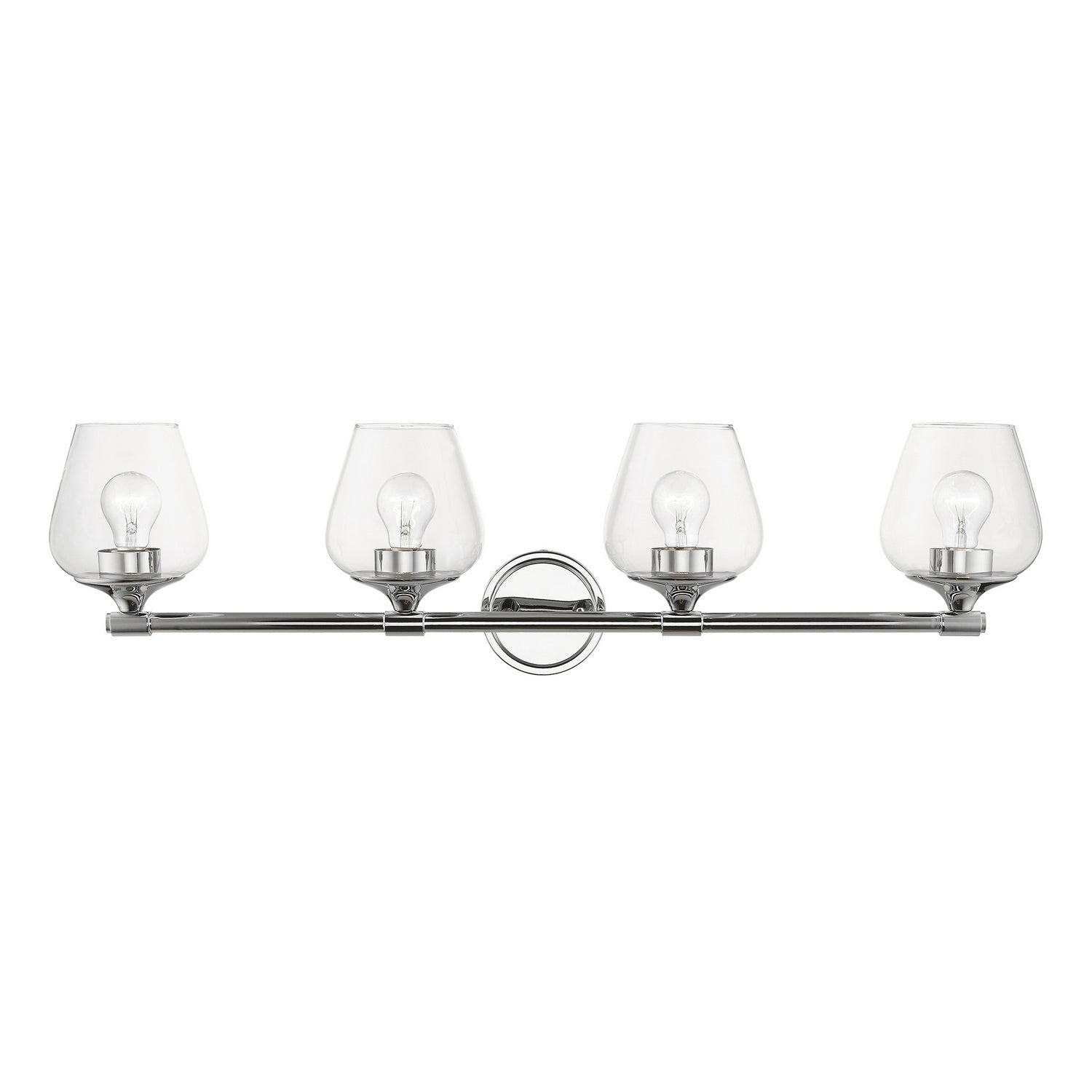 Livex Lighting - 17474-05 - Four Light Vanity Sconce - Willow - Polished Chrome