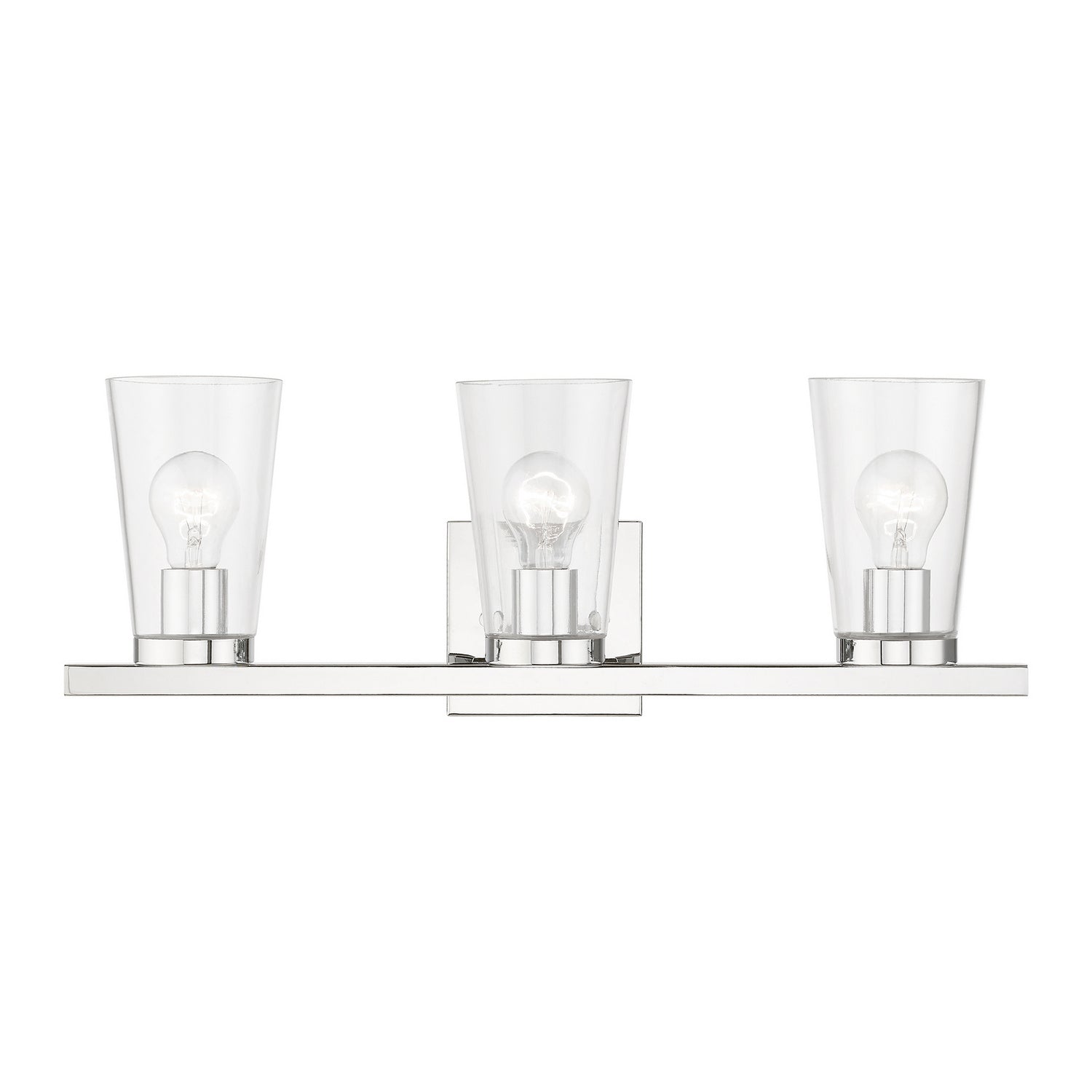 Livex Lighting - 17623-05 - Three Light Vanity Sconce - Cityview - Polished Chrome