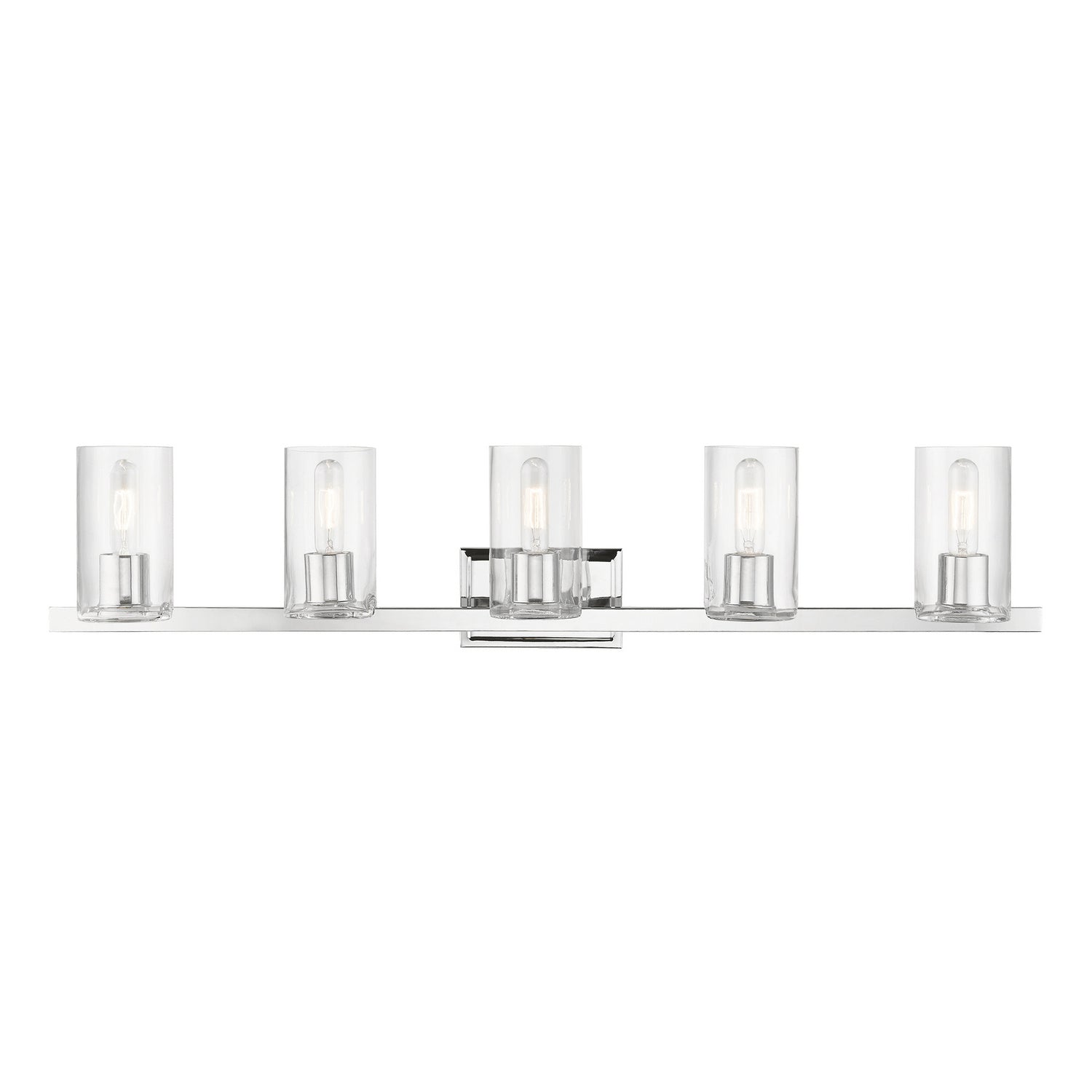 Livex Lighting - 18035-05 - Five Light Vanity Sconce - Clarion - Polished Chrome