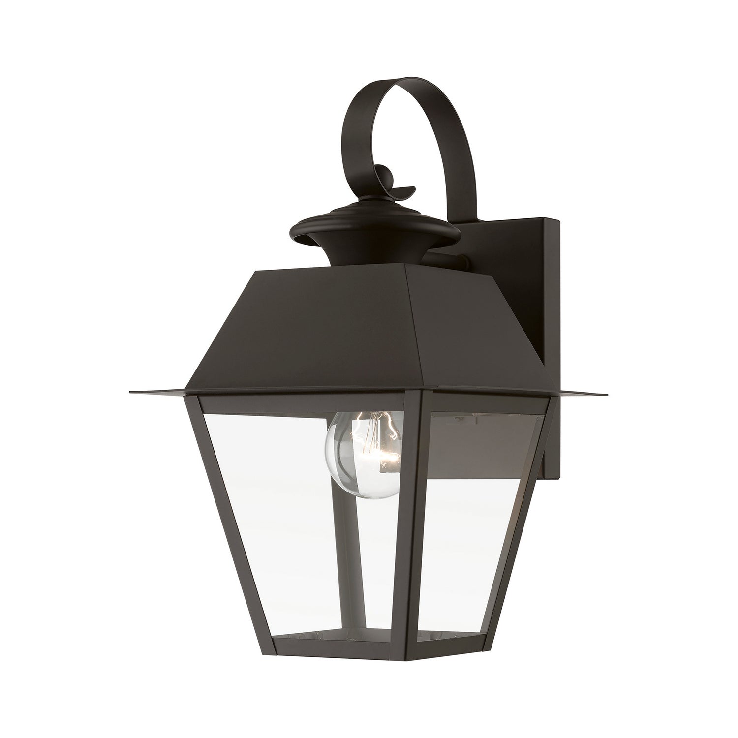 Livex Lighting - 27212-07 - One Light Outdoor Wall Lantern - Wentworth - Bronze