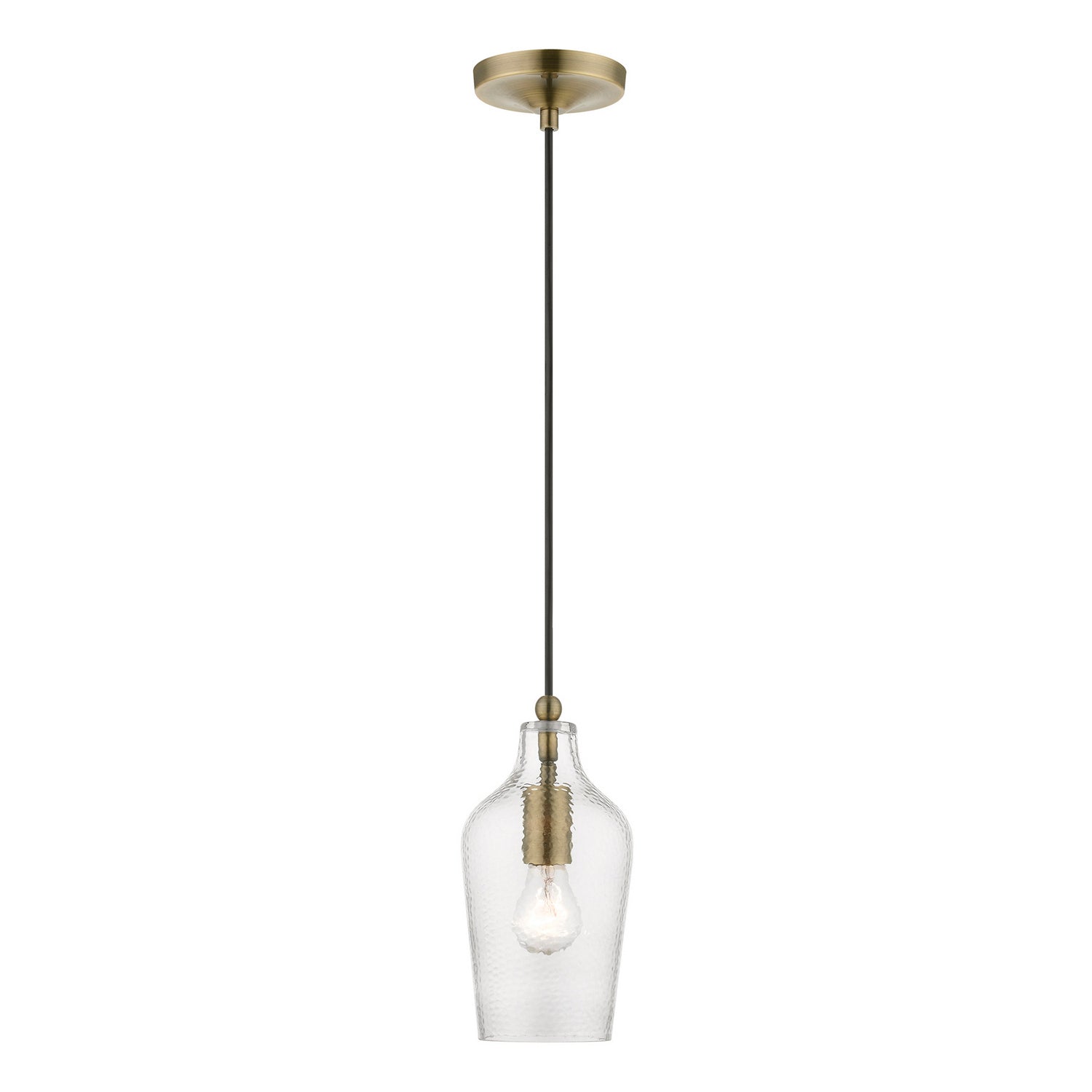 Livex Lighting - 41240-01 - One Light Mini Pendant - Avery - Antique Brass