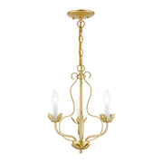Livex Lighting - 42903-33 - Three Light Chandelier - Katarina - Soft Gold