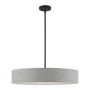 Livex Lighting - 46145-04 - Five Light Pendant - Elmhurst - Black