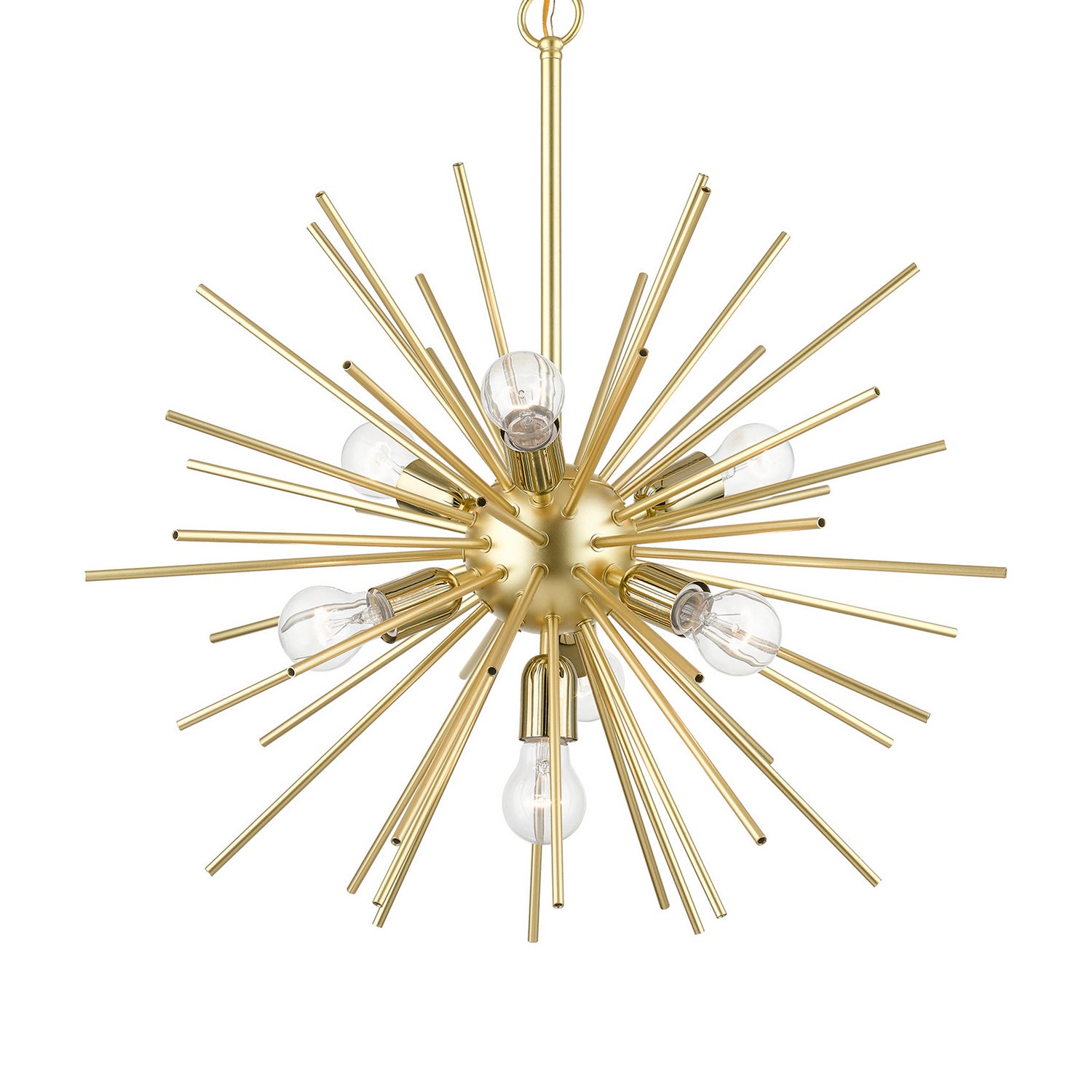 Livex Lighting - 46175-33 - Seven Light Chandelier - Tribeca - Soft Gold w/Polished Brass