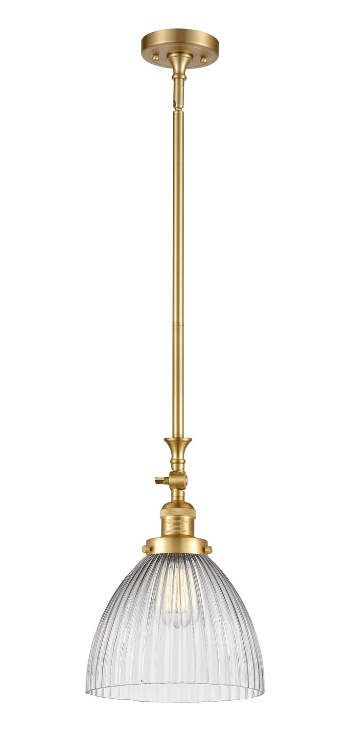 Innovations - 206-SG-G222 - One Light Mini Pendant - Franklin Restoration - Satin Gold