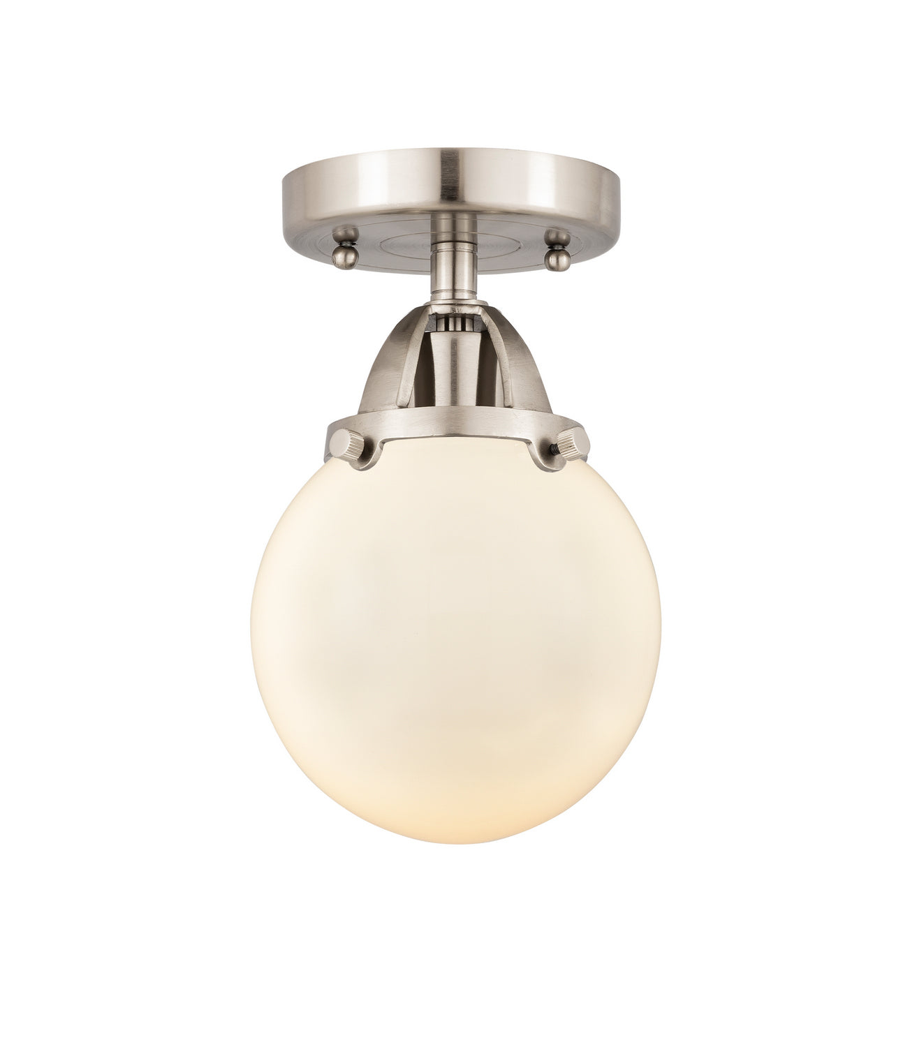 Innovations - 288-1C-SN-G201-6 - One Light Semi-Flush Mount - Nouveau 2 - Brushed Satin Nickel