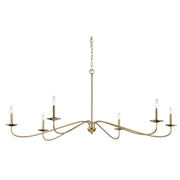 Forty West - 10303 - Six Light Chandelier - Hunter - Gold