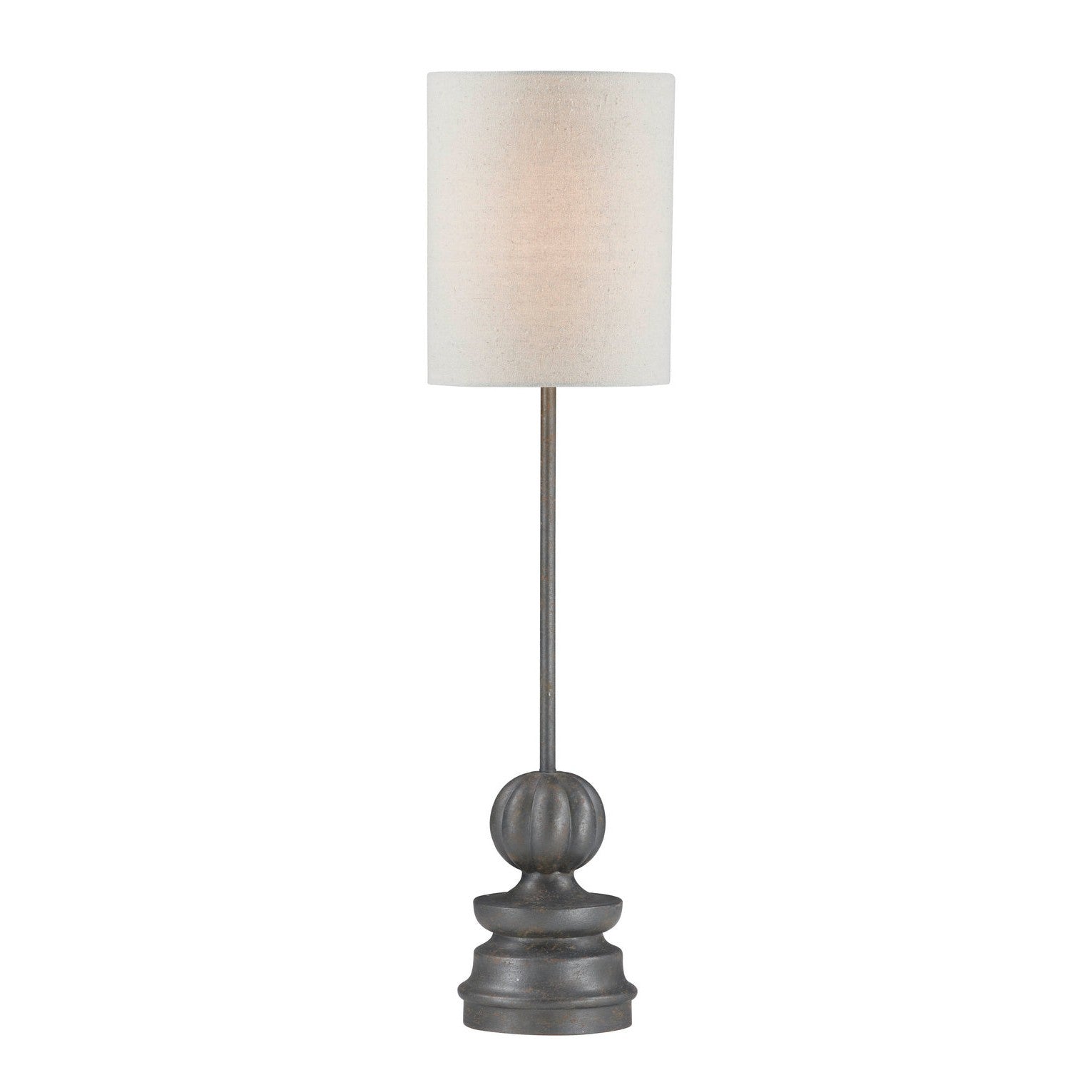 Forty West - 70958 - One Light Buffet Lamp - Brantley - Pewter Gray