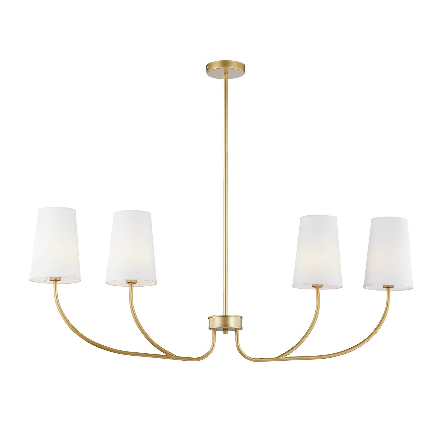 Forty West - 712012 - Four Light Chandelier - Eden - Gold