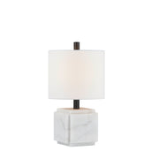 Forty West - 72578 - One Light Chandelier - Wynne - White w/Gray Veining