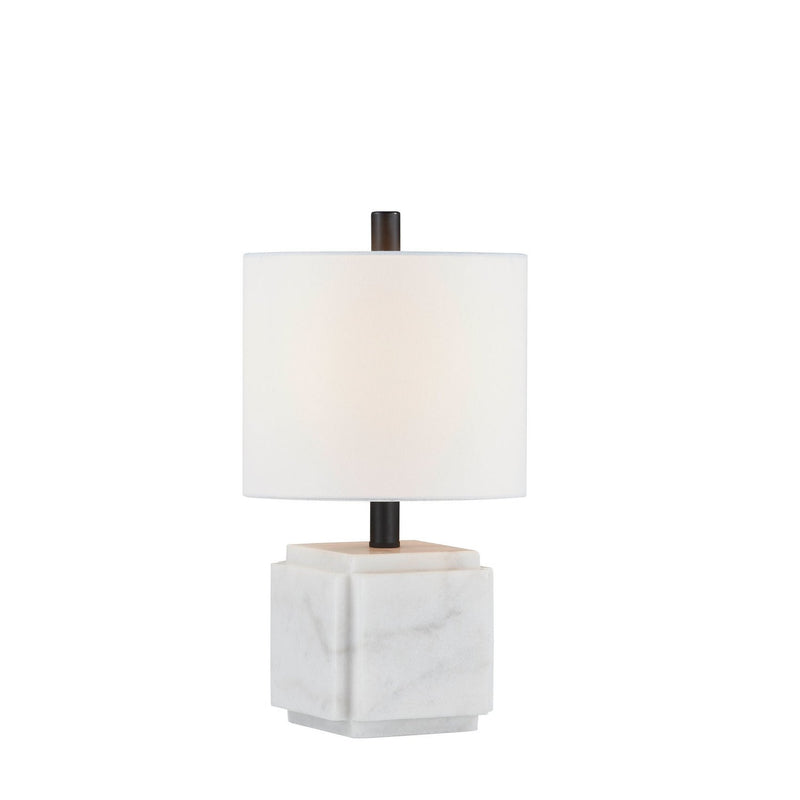 Forty West - 72578 - One Light Chandelier - Wynne - White w/Gray Veining