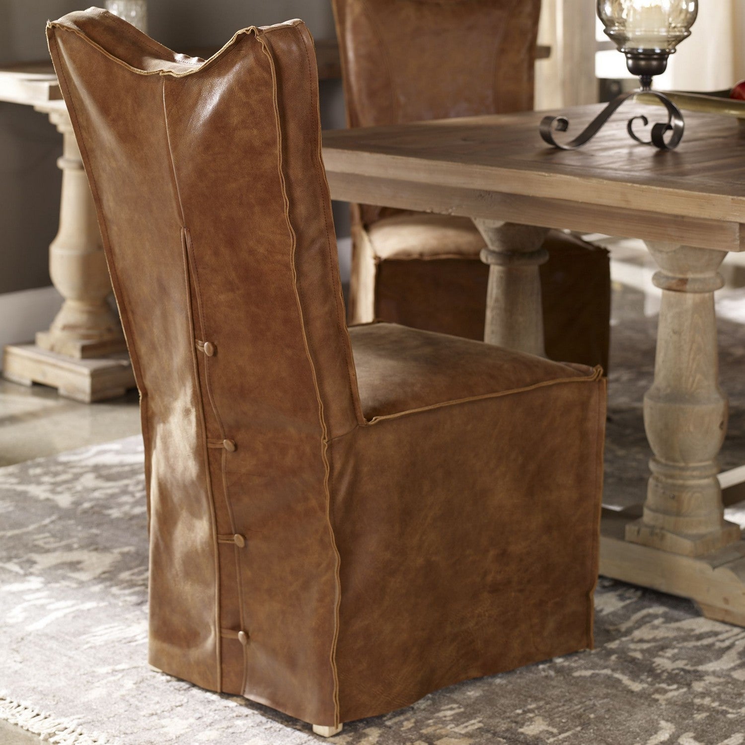 Uttermost - 23447-2 - Chairs, Set Of 2 - Delroy - Natural