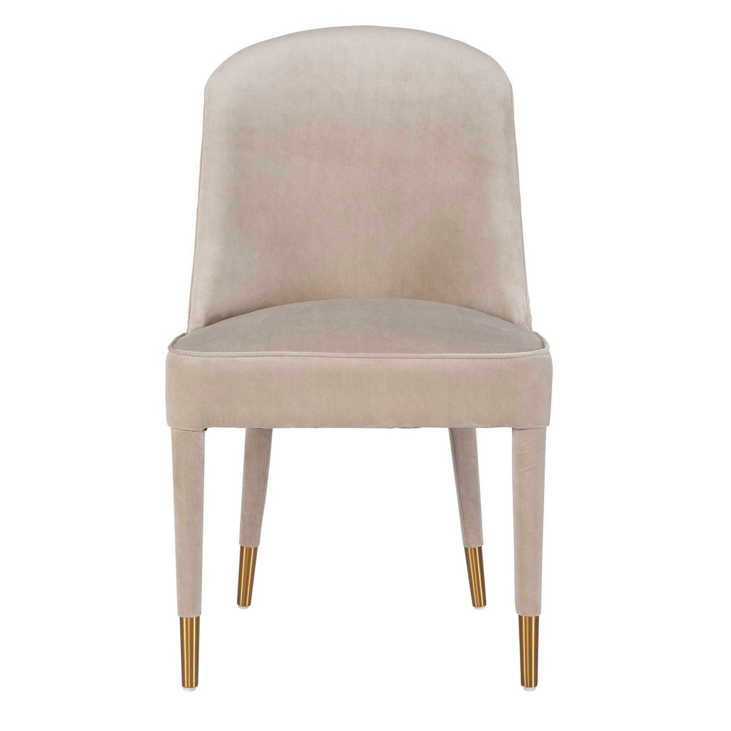 Uttermost - 23593-2 - Armless Chair Set Of 2 - Brie - Brushed Brass