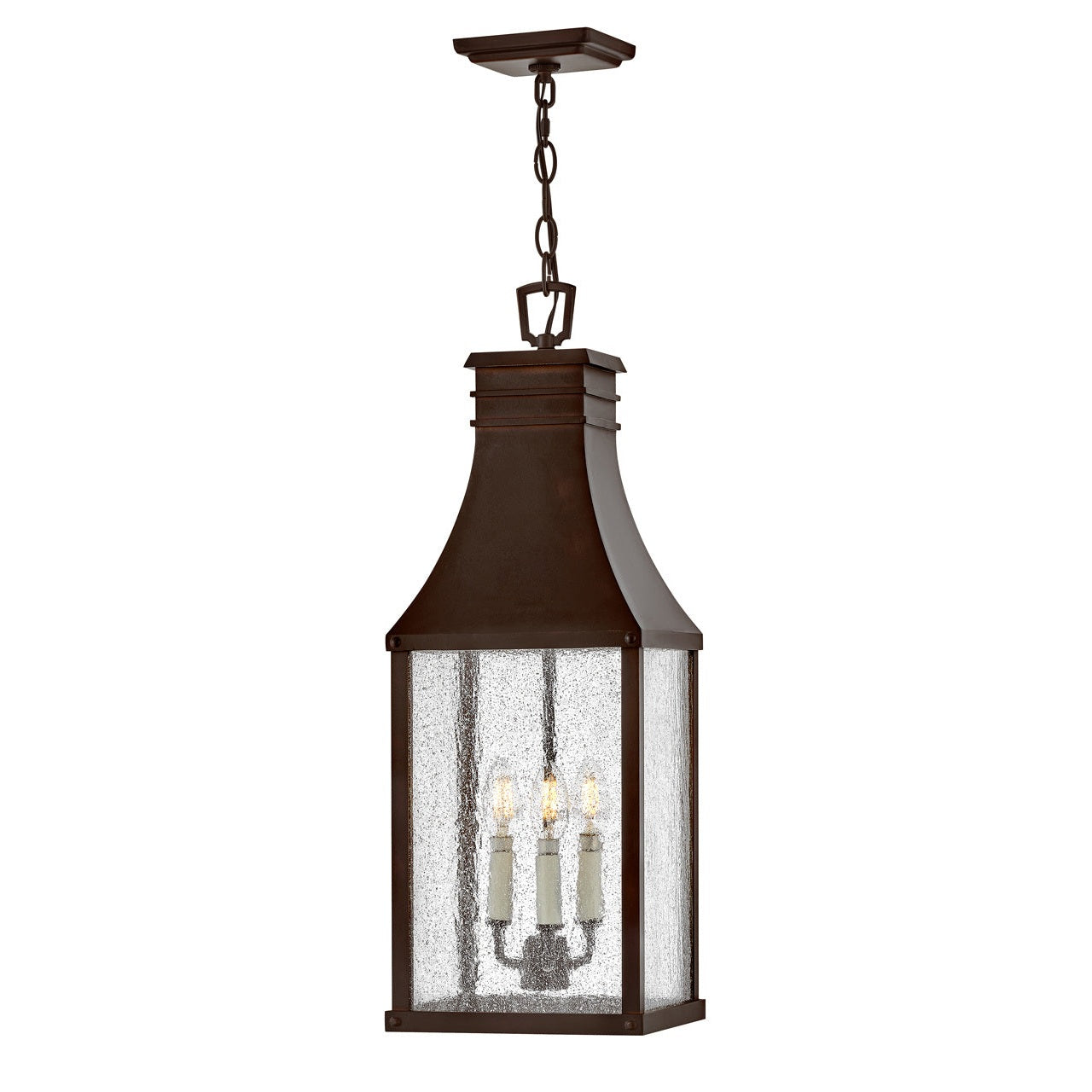 Hinkley - 17462BLC - LED Hanging Lantern - Beacon Hill - Blackened Copper