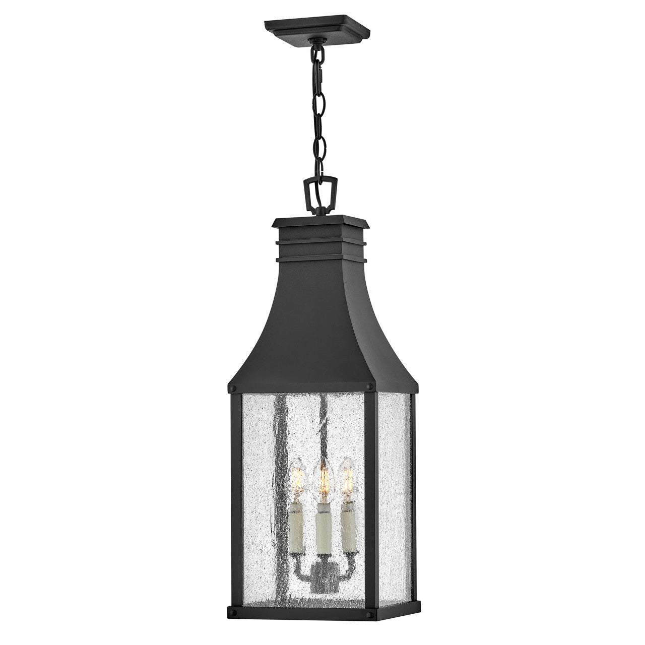 Hinkley - 17462MB - LED Hanging Lantern - Beacon Hill - Museum Black
