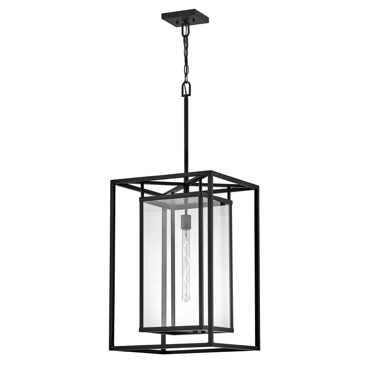 Hinkley - 2592BK-LL - LED Hanging Lantern - Max - Black