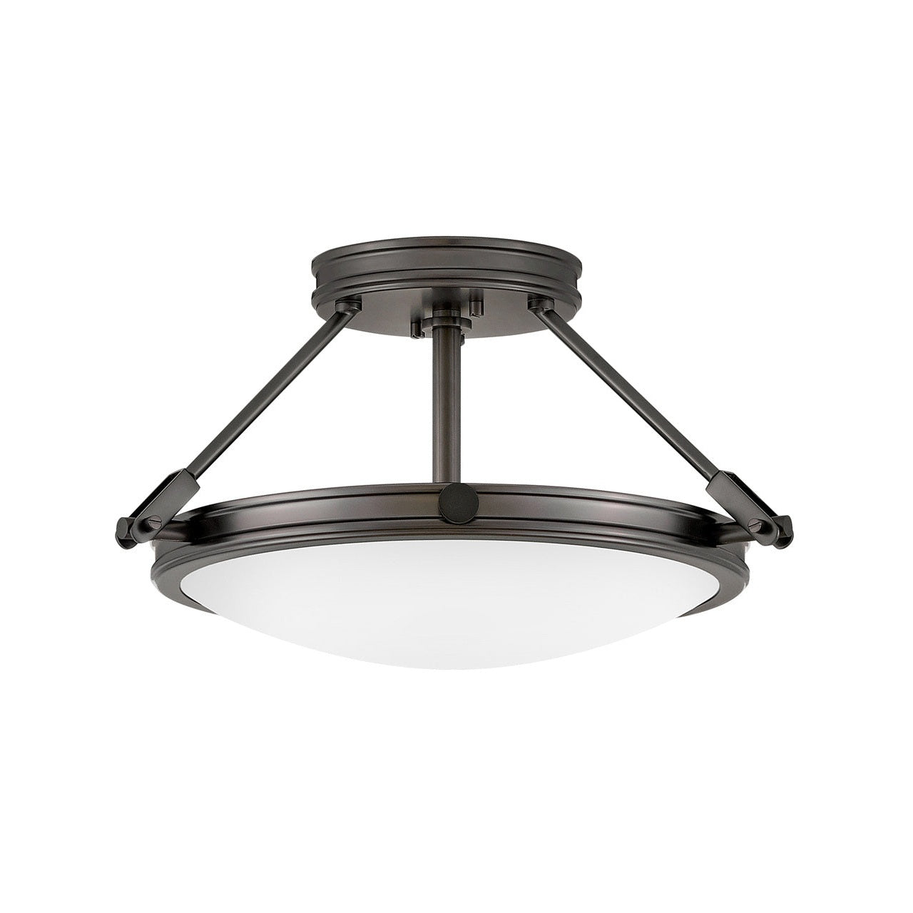 Hinkley - 3381BX - LED Semi-Flush Mount - Collier - Black Oxide